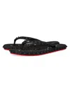 CHRISTIAN LOUBOUTIN WOMEN'S SUPER LOUBI FLIP FLOPS