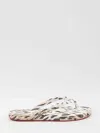 Christian Louboutin Animal Print Spike Stud Flip-flops In Multicolor