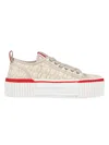 Christian Louboutin Women's Super Pedro Sneakers In Natural