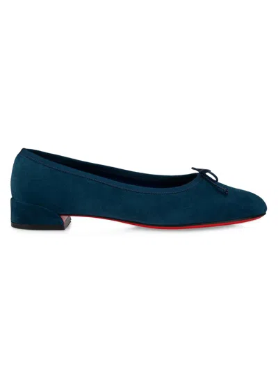 Christian Louboutin Women's Sweetie Jane Ballerinas In Blue