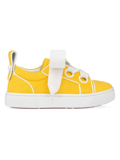 Christian Louboutin Women's Toy Toy Sneakers In Yellow