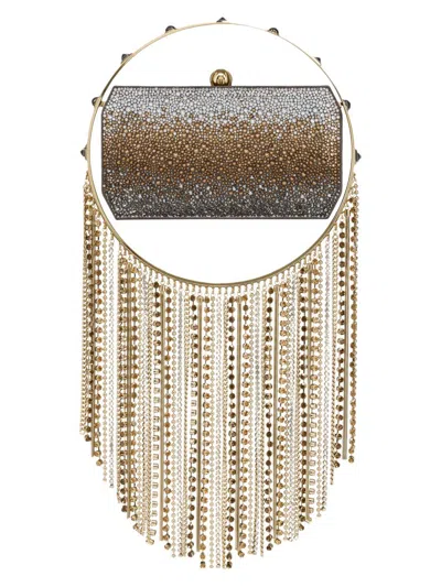Christian Louboutin Women's Trapeze Evening Clutch In Red