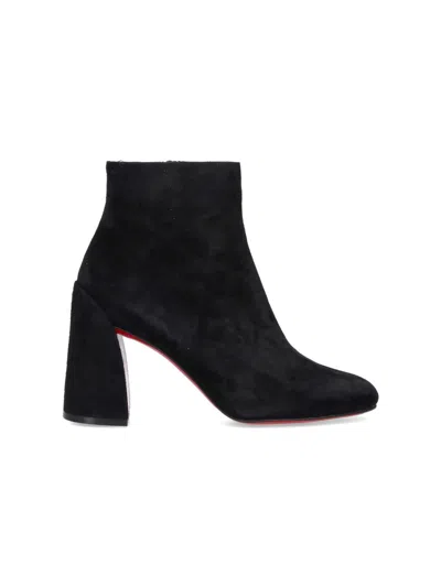 Christian Louboutin Women Turela 85' Ankle Boots In Black