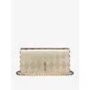 Christian Louboutin Womens  Bettina Leather Clutch Bag