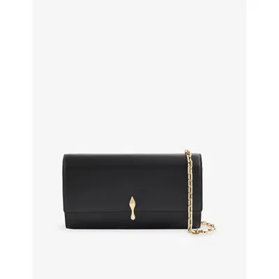 Christian Louboutin Womens Bettina Leather Wallet-on-chain Black