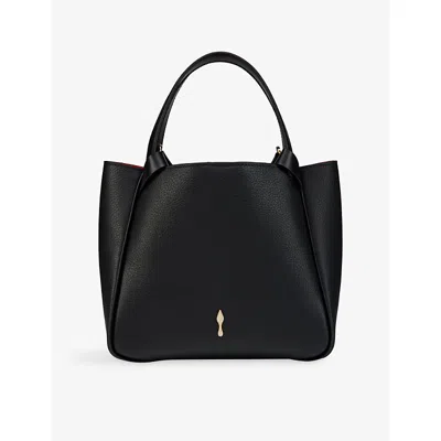 Christian Louboutin Womens Black Bettina Mini Empire Leather Tote Bag