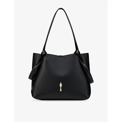 Christian Louboutin Womens Black Bettina Small Leather Tote Bag