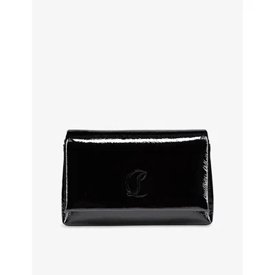 Christian Louboutin Womens Black Loubi54 Leather Shoulder Bag