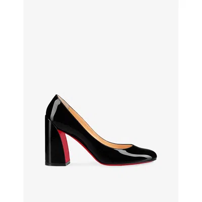 Christian Louboutin Miss Jane Patent-leather Pumps In Black