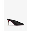 Christian Louboutin Miss Z Slimimule Pointed Toe Mule In Black