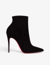 CHRISTIAN LOUBOUTIN CHRISTIAN LOUBOUTIN WOMEN'S BLACK SO KATE 100 SUEDE HEELED ANKLE BOOTS,63827409