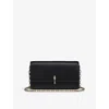Christian Louboutin Bettina Nappa Leather Chain Wallet In Black