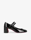 Christian Louboutin Woman Pumps Black Size 7 Leather In Black
