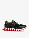 Christian Louboutin Logo Casual Sports Shoes In Black/loubi
