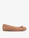 Christian Louboutin Mamadrague Leather Ballet Flats In Blush