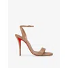Christian Louboutin Miss Z Leather Heeled Sandals 100