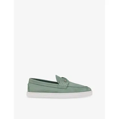 Christian Louboutin Womens Manuka Chambeliboat Leather Boat Shoes Eur 36.5 / 3.5 Uk