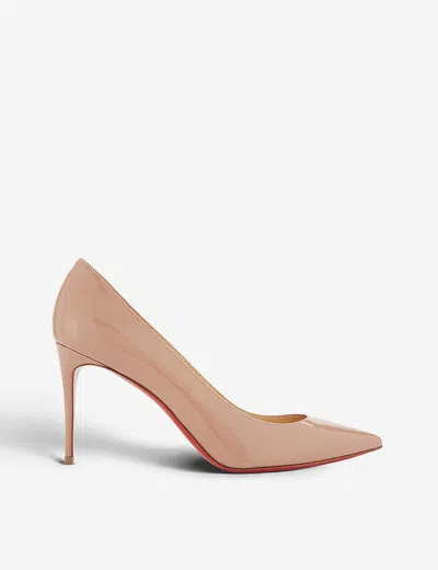 CHRISTIAN LOUBOUTIN WOMENS CHRISTIAN LOUBOUTIN KATE 85 PATENT-LEATHER COURTS,25021959