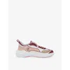 Christian Louboutin Mara Flat Sneakers Rear Pull Tab Contrast Panels In Multi