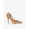 Christian Louboutin Miss Z Canvas Pumps 100