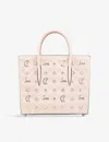 Christian Louboutin Medium Paloma Studded Leather Tote In Leche/multi