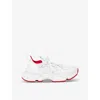 Christian Louboutin Womens White Trailnrun Donna Leather Low-top Trainers Eur 37.5 / 4.5 Uk