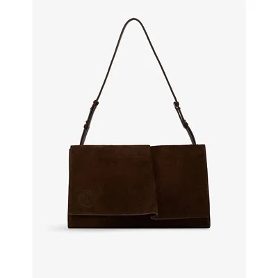 Christian Louboutin Womens Cosme Baggy Large Leather Shoulder Bag