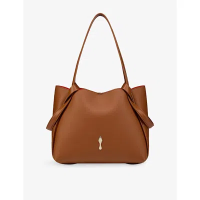 Christian Louboutin Womens Cuoio Bettina Small Leather Tote Bag In Brown