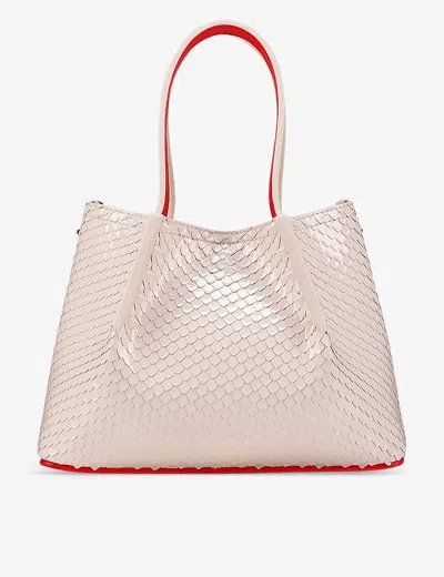 Christian Louboutin Womens Leche Cabarock Mini Patent-leather Tote Bag 1 Size