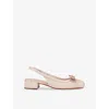 Christian Louboutin Mamaflirt 30mm Leather Slingback Ballet Flats