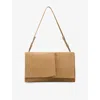 Christian Louboutin Womens Lionne Baggy Large Leather Shoulder Bag In Brown