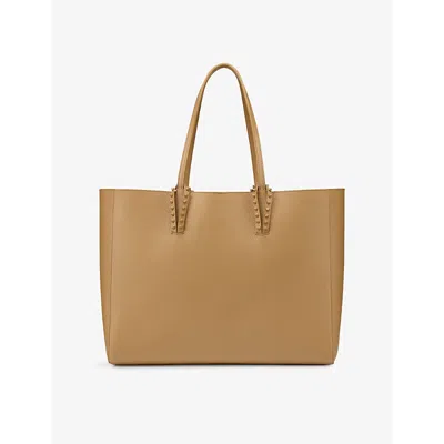 Christian Louboutin Womens  Cabata Soft Large Leather Tote Bag In Lionne