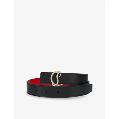 CHRISTIAN LOUBOUTIN WOMENS CHRISTIAN LOUBOUTIN LOUBI54 LEATHER BELT