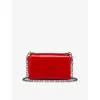 Christian Louboutin Womens Loubi54 Patent Leather Crossbody Bag