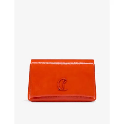 Christian Louboutin Womens Magma Loubi54 Leather Shoulder Bag