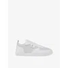 Christian Louboutin Tutti Rui Donna Perforated Red Sole Sneakers In White