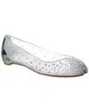 Christian Louboutin X Maison Margiela Marlougiela Strass Mesh & Patent Flat