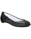 Christian Louboutin X Maison Margiela Marlougiela Strass Mesh & Patent Flat