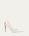 Christian Louboutin X Maison Margiela Martoubi Red-sole Leather Pumps In White