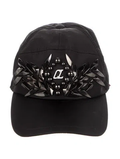 Pre-owned Christian Louboutin X Marvel Baseball Cap In Black
