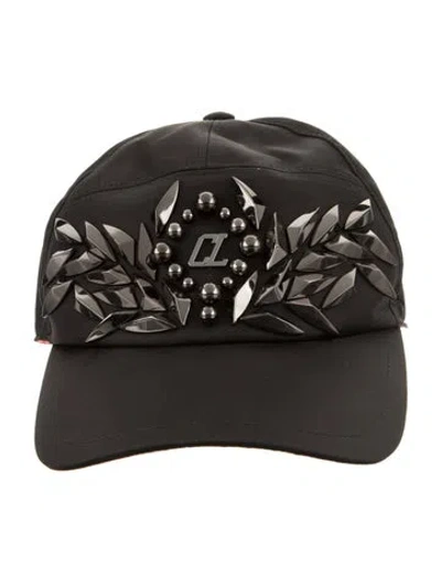 Pre-owned Christian Louboutin X Marvel Baseball Cap In Black
