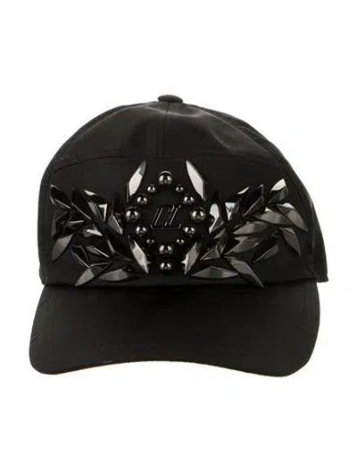 Pre-owned Christian Louboutin X Marvel Baseball Cap In Black
