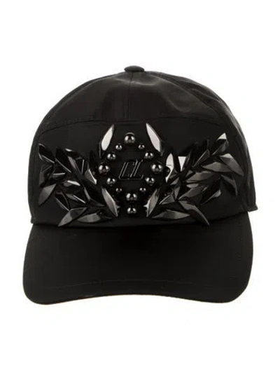 Pre-owned Christian Louboutin X Marvel Baseball Cap In Black