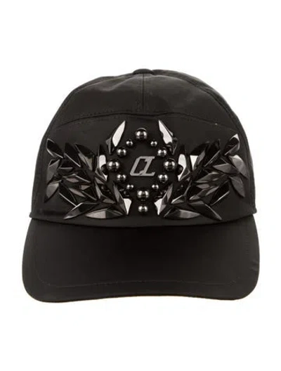 Pre-owned Christian Louboutin X Marvel Baseball Cap In Black