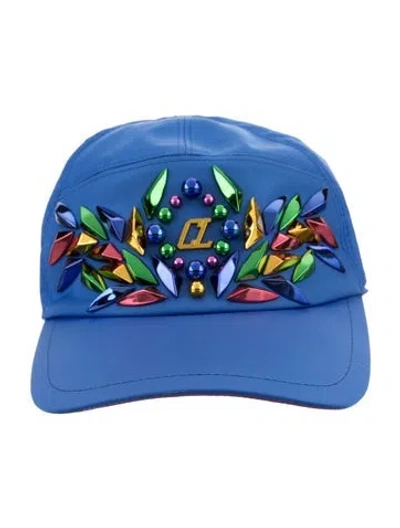 Pre-owned Christian Louboutin X Marvel Baseball Cap In Blue