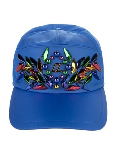 Pre-owned Christian Louboutin X Marvel Baseball Cap In Blue