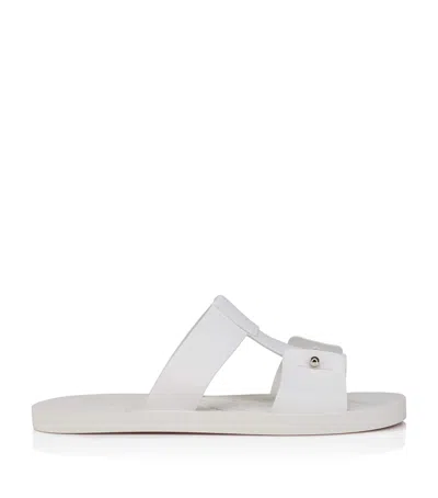 Christian Louboutin Zakouski Sandals In White