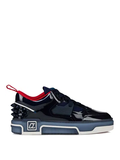 Christian Louboutin Men Astrocool Borchie Dietro Sneaker In Black