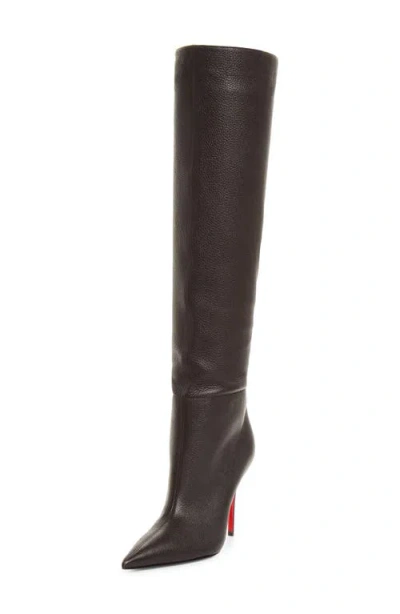 Christian Louboutin Zependris Leather Knee High Boot In Multi