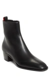 Christian Louboutin Ziggissimo Forever Plain Toe Boot In Black